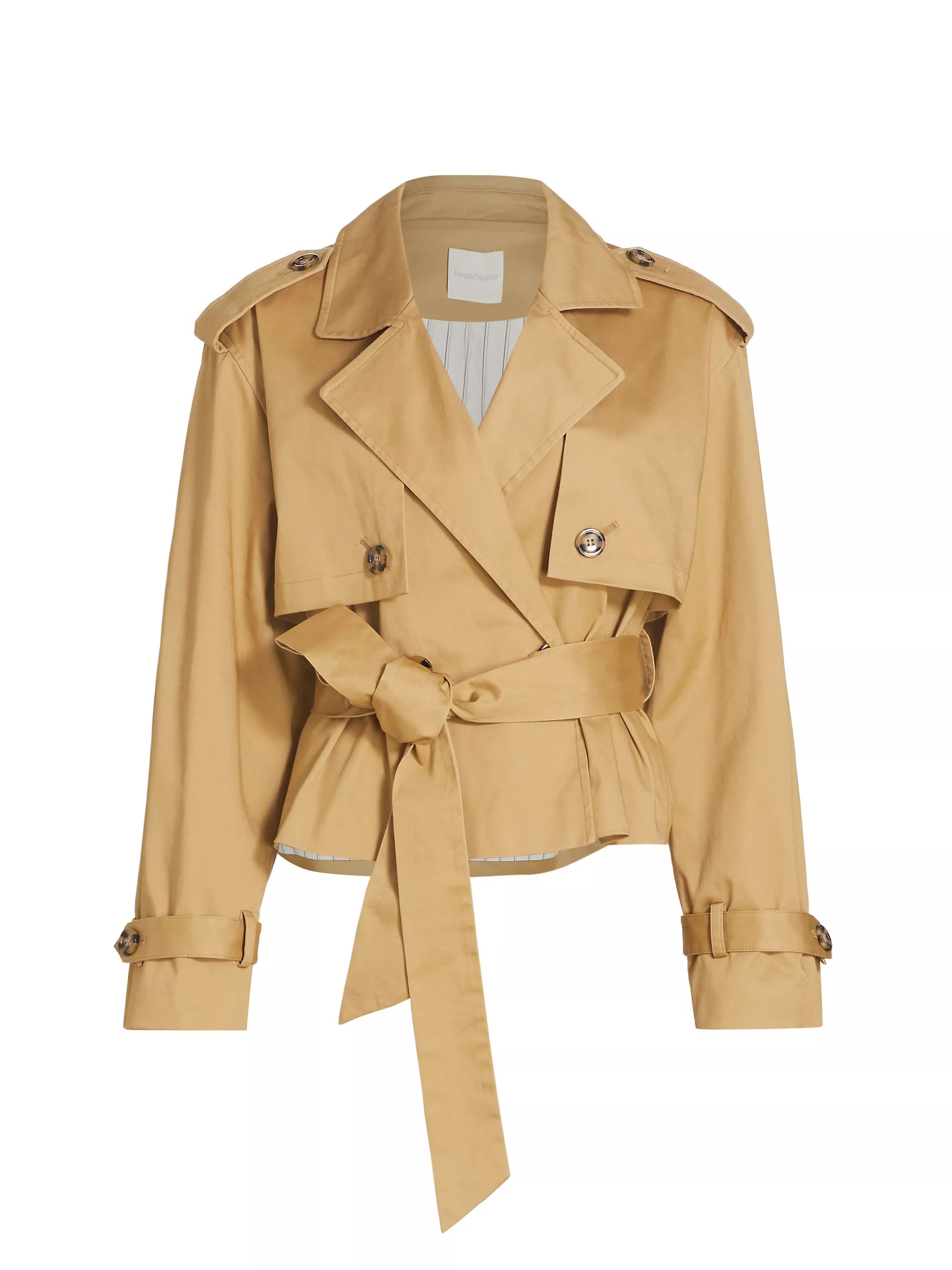 The Cropped Charles Trench Coat | Saks Fifth Avenue