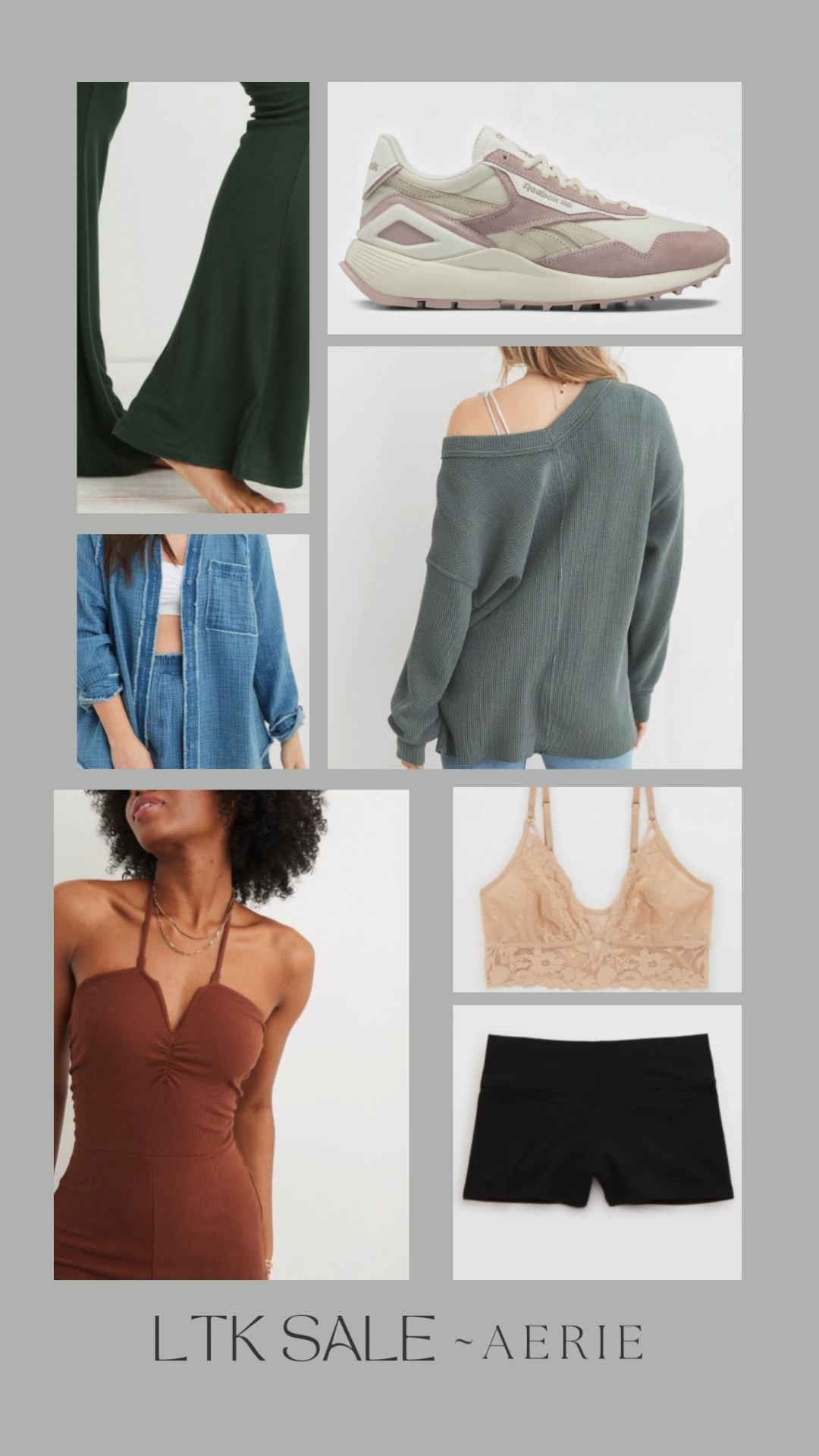 The LTK Sale is HERE! 
I love AERIE so so much and I’m so excited that it’s included in the sale. 
My faves are the pants and the oversized tops! 
•
•
•
•
•
•
•
##ltksale #aerie #yogaleggings #casualwear #comfyclothes #blackcreator #sizeinclusive #plussize 

#LTKunder100 #LTKSale #LTKsalealert