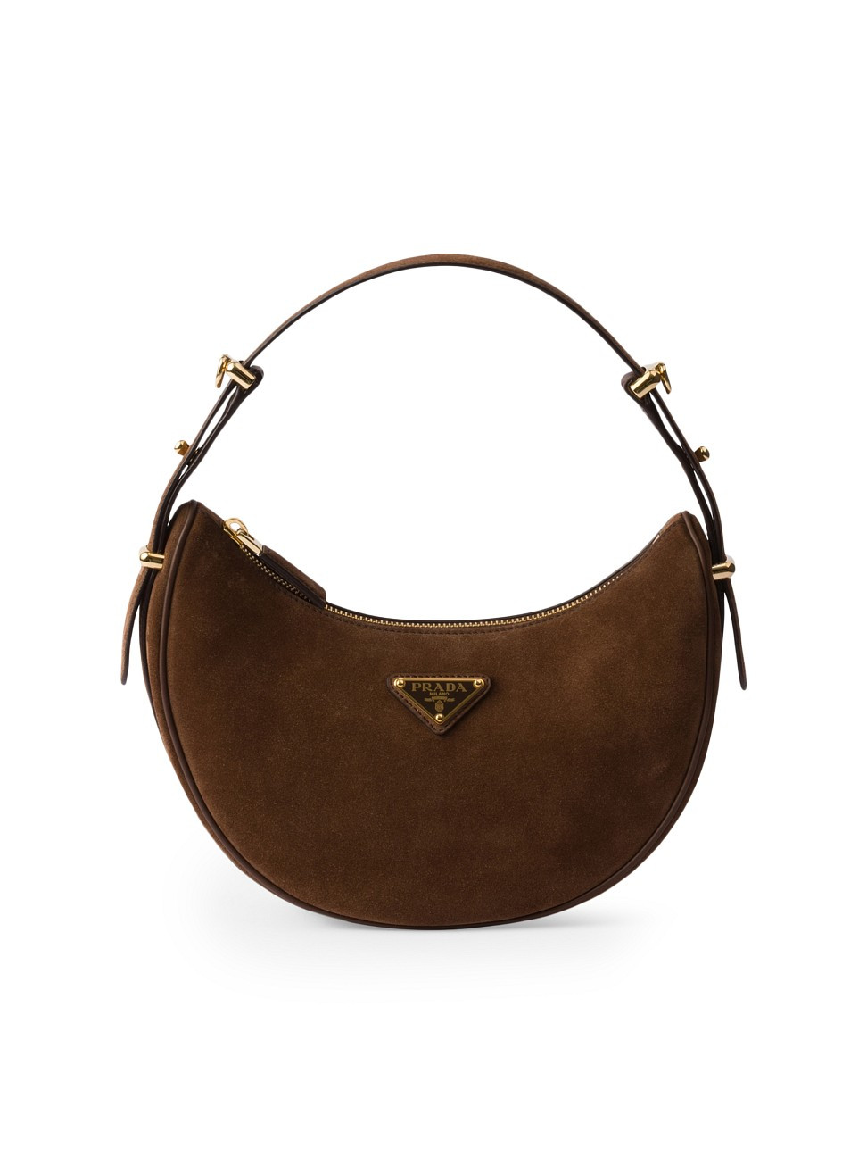 Women's Arqué Suede Shoulder Bag - Brown | Saks Fifth Avenue