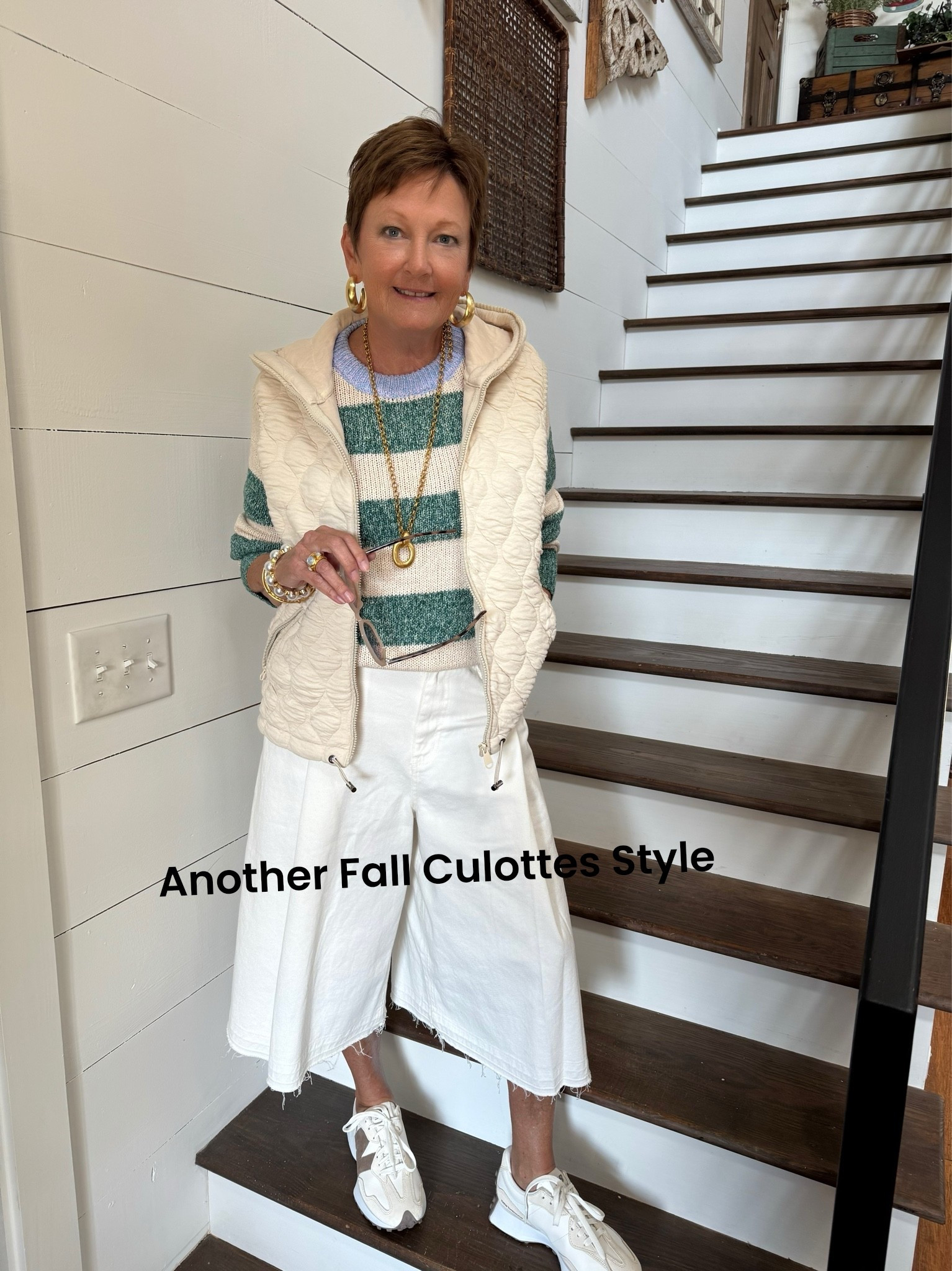 Styling my favorite culottes for fall with budget friendly options.

#LTKMidsize #LTKOver40 #LTKSeasonal