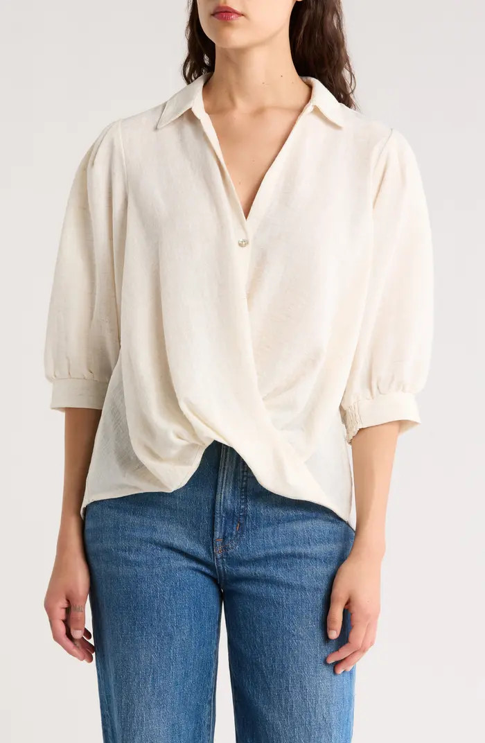CHENAULT High-Low Button-Up Shirt | Nordstromrack | Nordstrom Rack