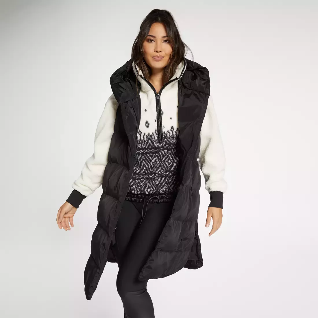 CALIA Women's Long Puffer Jacket