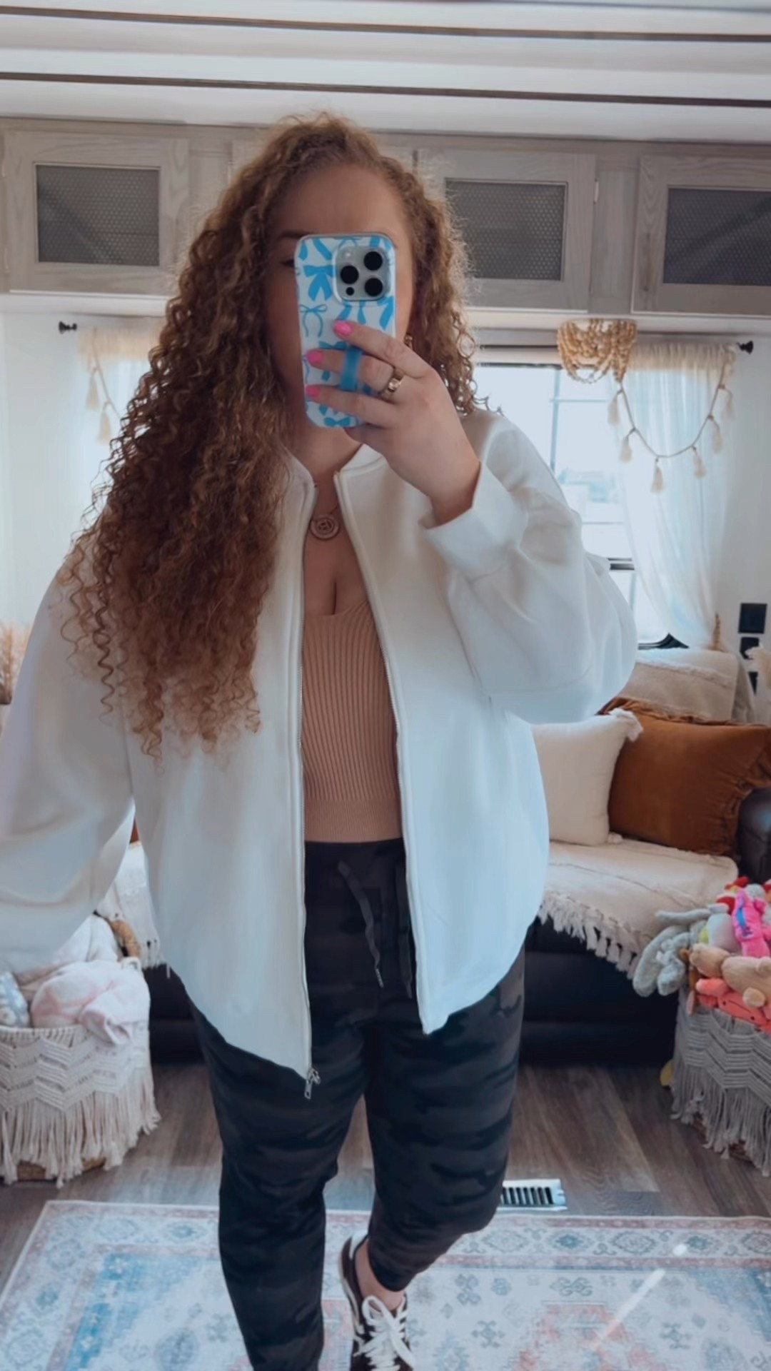 🍂 casual fall vibes 🍂 camo joggers paired with a crisp white jacket make the perfect mix of comfy + chic for autumn days 🤍✨ amazon jacket | amazon white jacket | amazon joggers | joggers outfit | joggers style | camouflage joggers | tank top | amazon tank top | neutral tank top | sneakers | amazon sneakers | brown sneakers | amazon brown sneakers | travel outfit | amazon travel outfit | amazon fashion | amazon finds | amazon look | amazon outfit | fall outfit | fall look | fall fashion | fall finds | fall outfit inspo | fall fashion inspo | fall 2025 | fall outfit  | casual outfit  | casual outfit inspo

#LTKSaleAlert #LTKMidsize #LTKStyleTip