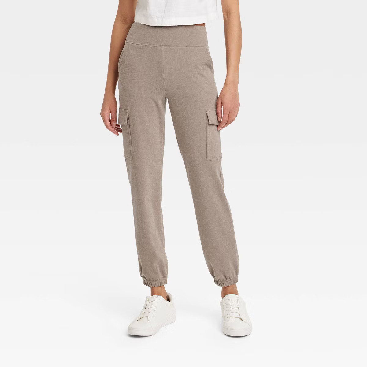 Women's Relaxed Fit Super Soft Cargo Joggers - A New Day™ | Target