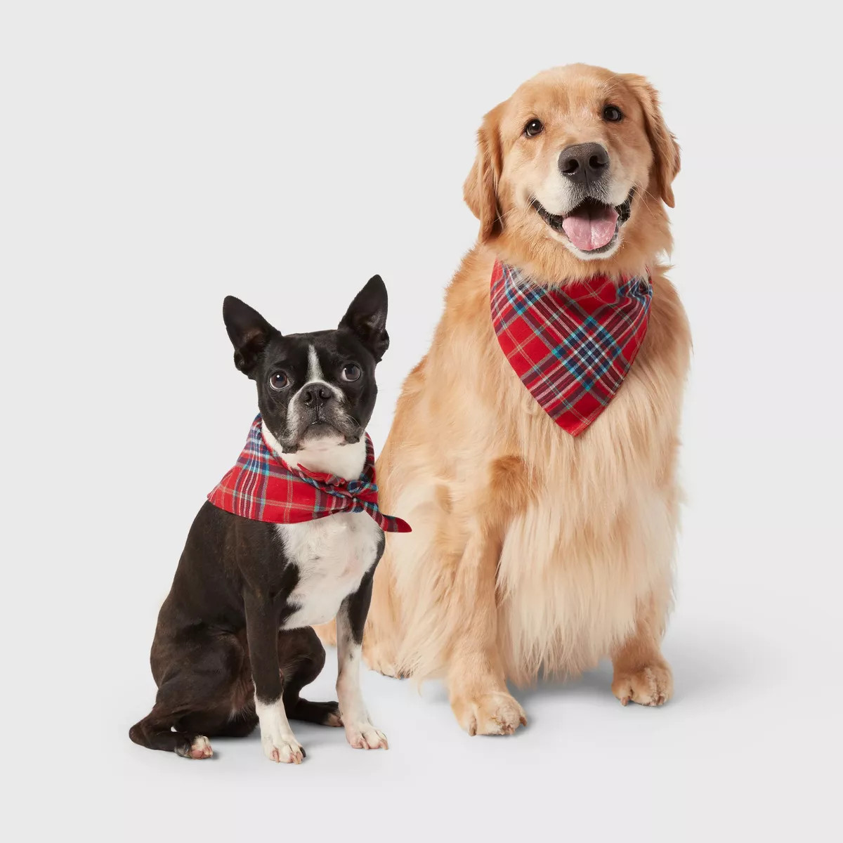 Plaid Matching Family Pajama Dog and Cat Bandana - Wondershop™ Red One Size Fits Most | Target