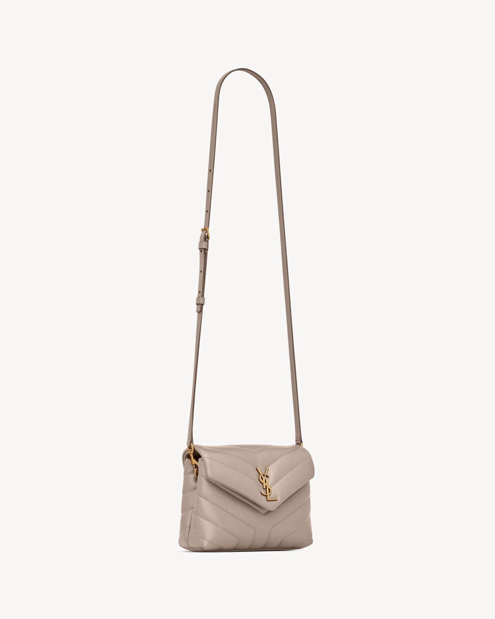 loulou toy strap bag in matelassé "y" leather | Saint Laurent Inc. (Global)