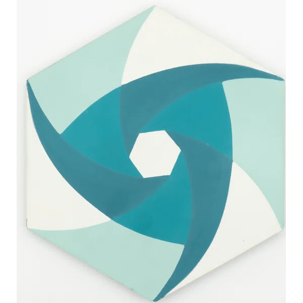 Menara 8" x 9" Cement Patterned Wall & Floor Tile | Wayfair North America