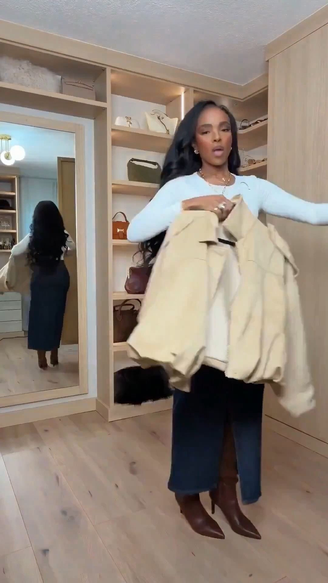 Easy Outfit Inspo — Cute, elevated, and effortlessly wearable. These looks blend cozy layers, flattering denim, and timeless neutrals that make everyday styling feel polished without trying too hard.

Perfect for errands, lunch dates, casual workdays, and everyday fall-to-winter style.

📏 Sizing:
Tops (Small) • Jeans (27 Long) • Boots (TTS) • Outerwear (Small)  
Measurements: 5’4” · 138 lbs · 34D · 27” waist · 40” hips

Save this post to revisit later.

easy outfit inspo, elevated casual outfits, everyday fall outfits, neutral outfit ideas, casual chic style, denim outfit inspiration, layered fall looks, effortless everyday fashion.

Follow me on Instagram and YouTube @kirasfashionfinds



#LTKgrwm #LTKootd