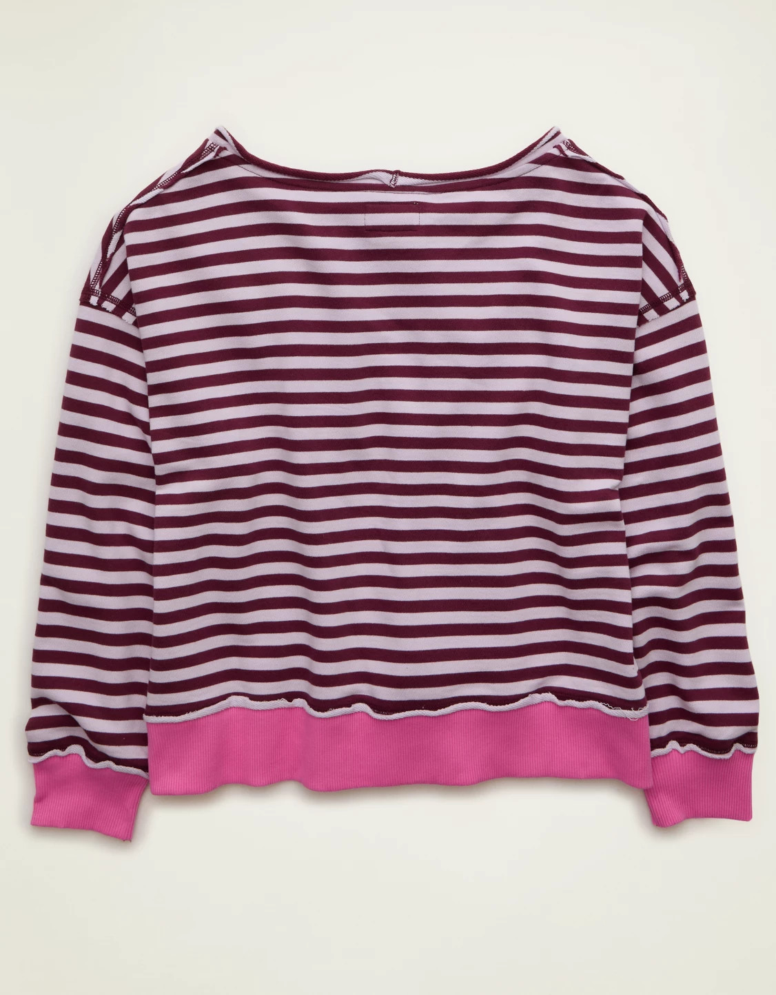 AE On a Roll Off-the-Shoulder Sweatshirt | American Eagle Outfitters (US & CA)