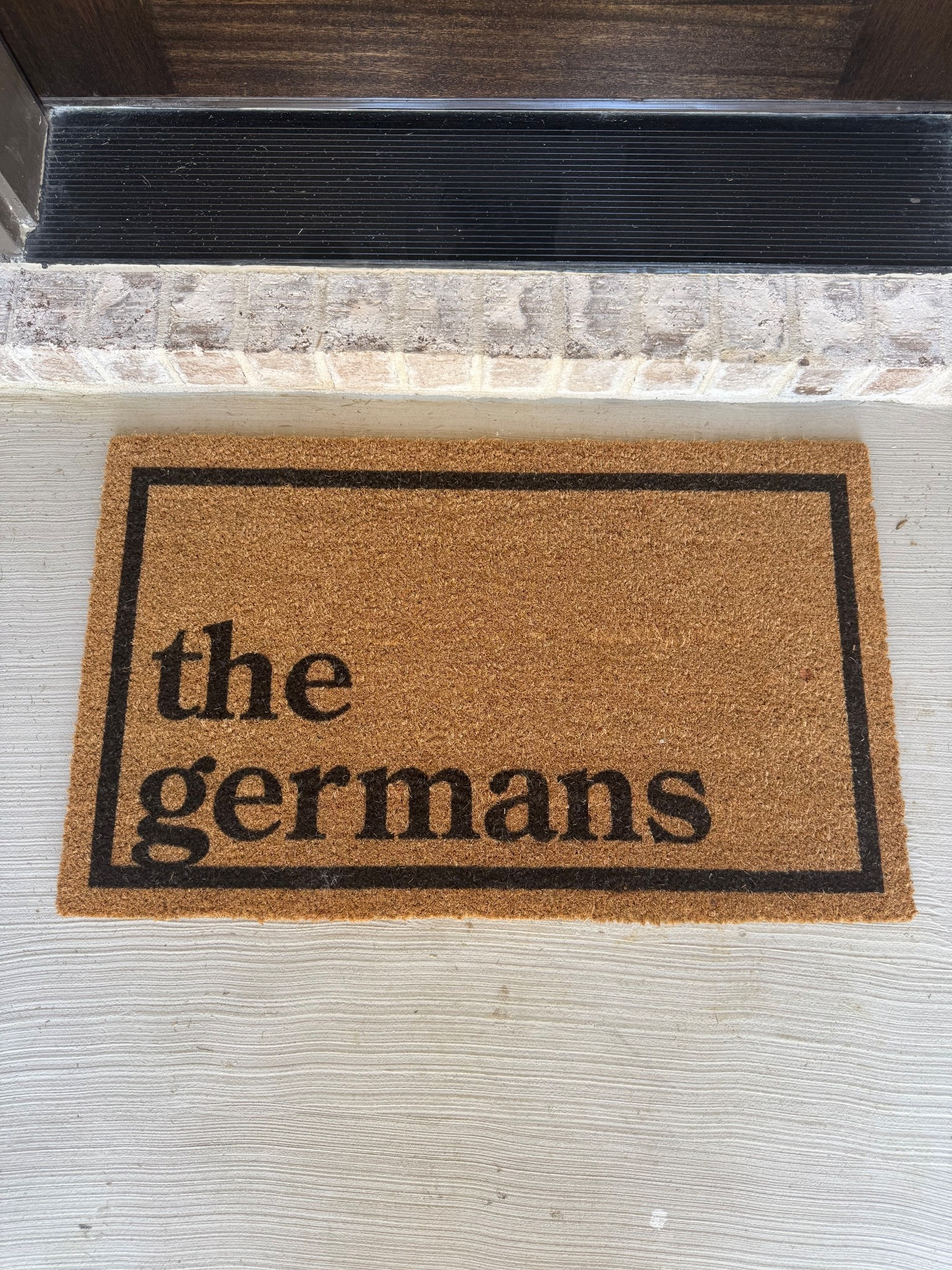 The *future* Germans have a cutie new door mat at their new house 🤭 I picked “design A"

#LTKFindsUnder50 #LTKHome