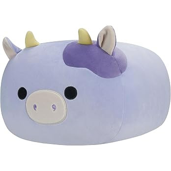 Squishmallows Stackables Original 12-Inch Bubba Purple Cow - Medium-Sized Ultrasoft Official Jazw... | Amazon (US)
