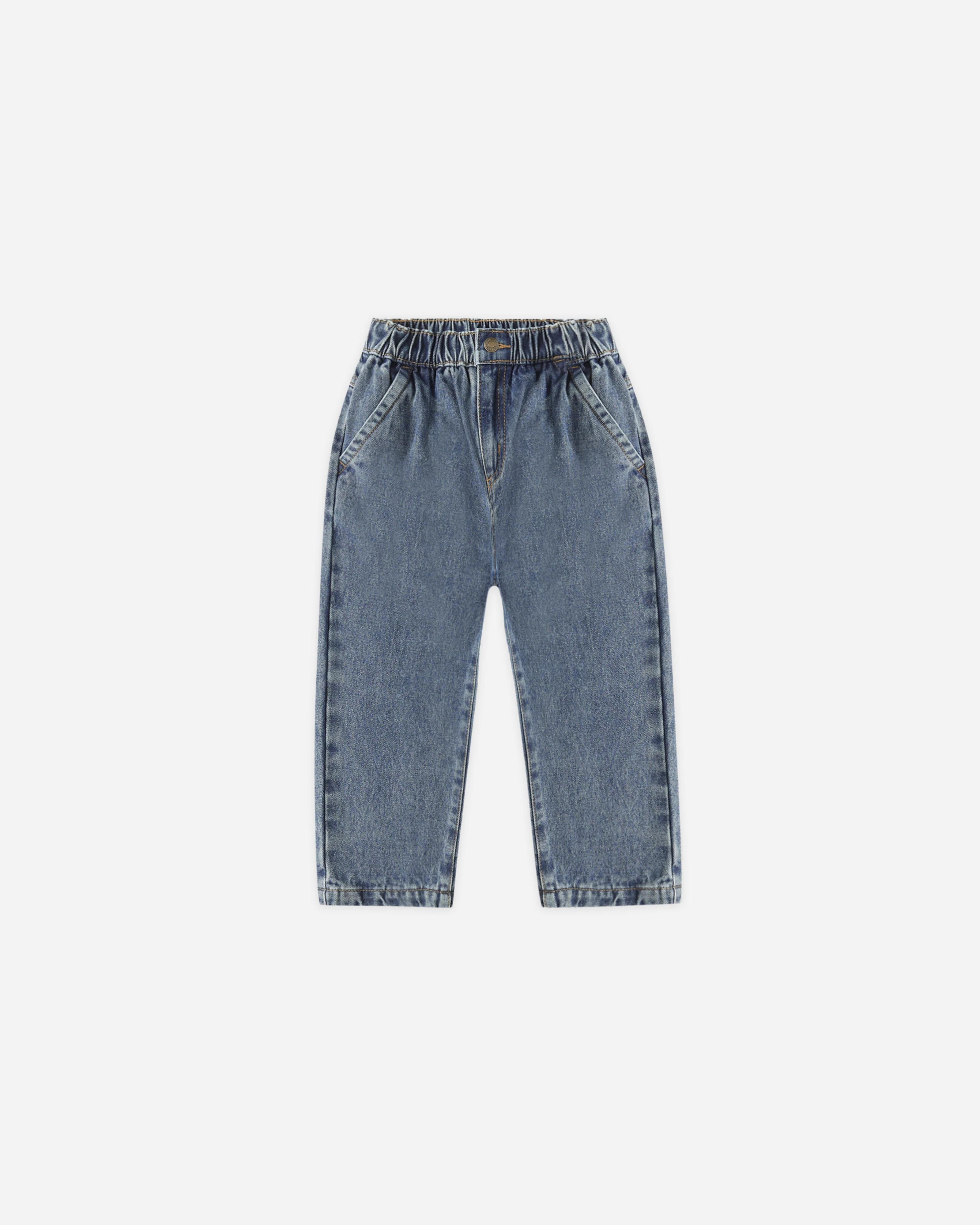 Baggy Pant || Indigo Denim | Rylee + Cru