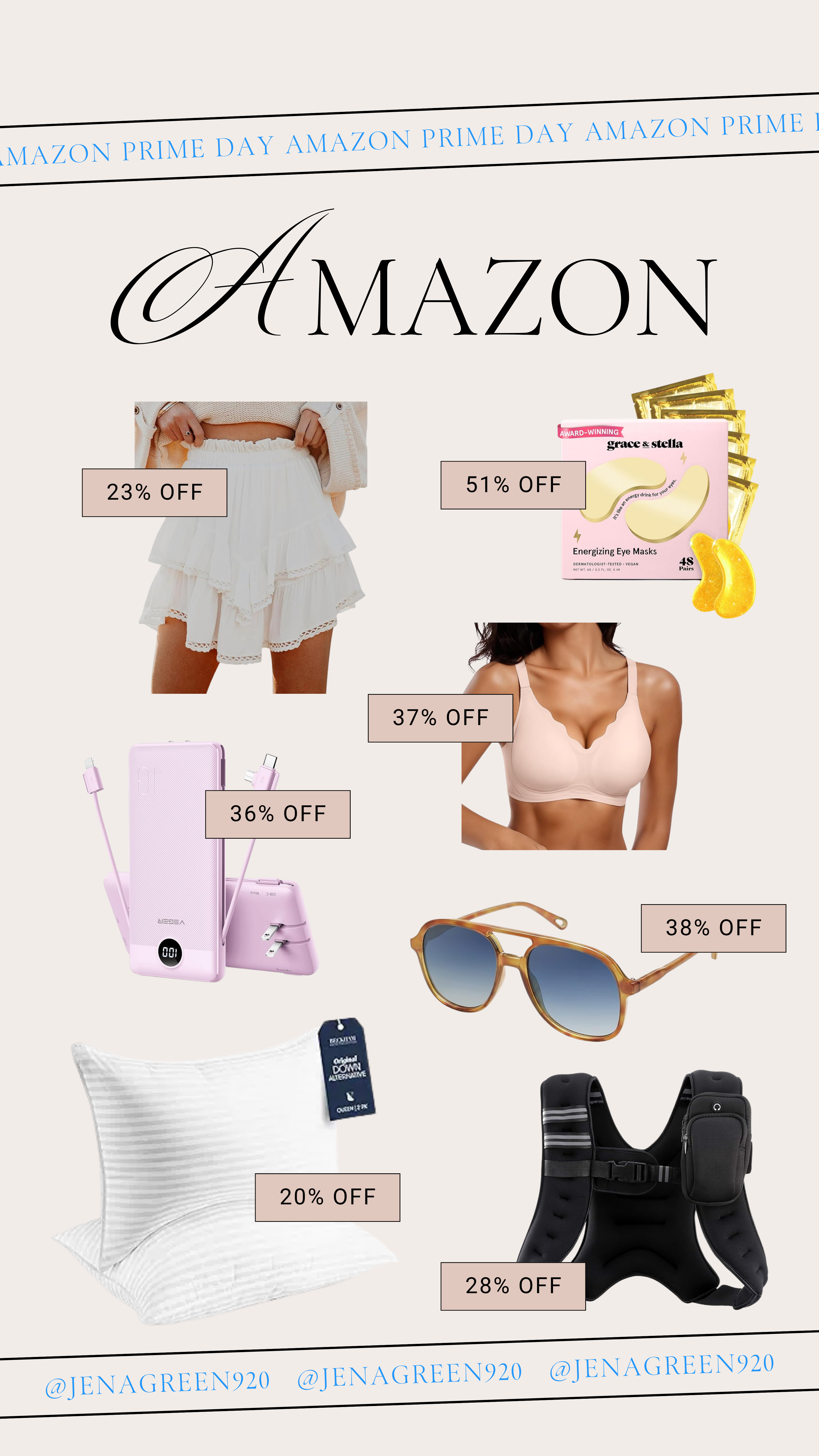 
@amazon, #founditonamazon #amazonpartner

Amazon Deals | Amazon Fashion | Amazon Sunglasses | Amazon Deals | Amazon Prime Day Deals 

 

#LTKSeasonal #LTKSaleAlert #LTKStyleTip