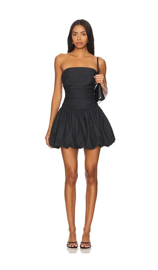Abigail Mini Dress in Black | Revolve Clothing (Global)