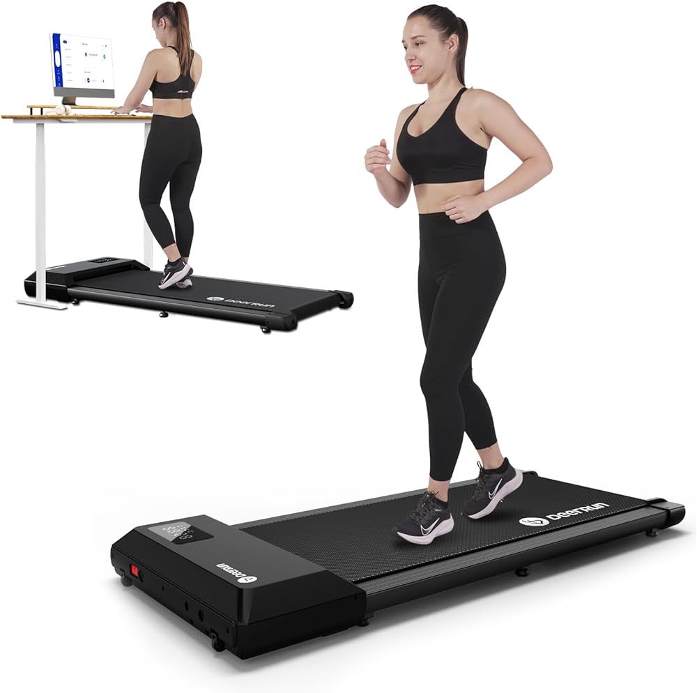 Walking Pad 2 in 1 Under Desk Treadmill, 2.5HP Low Noise Walking Pad Running Jogging Machine with... | Amazon (US)
