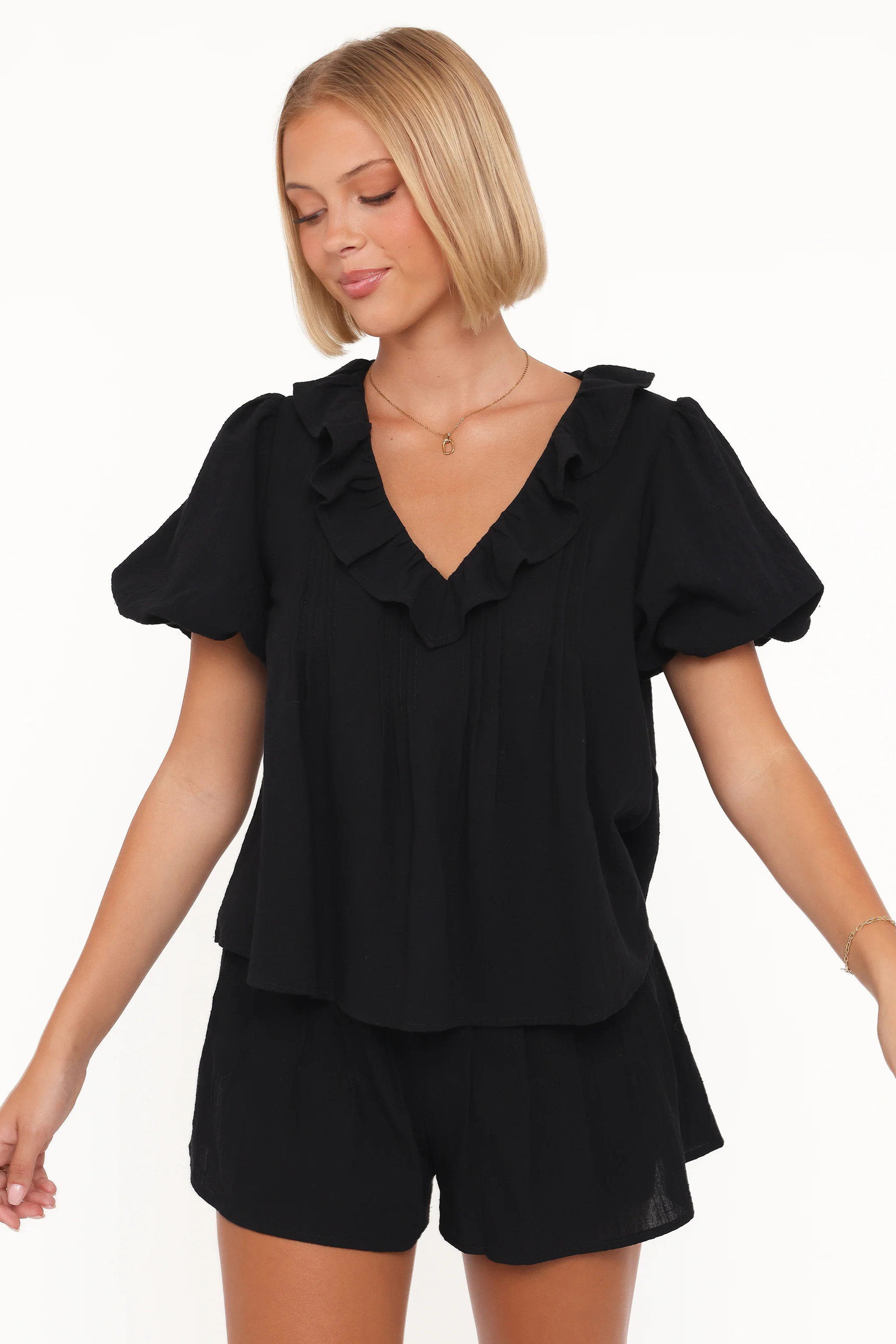 Felicity Short Set - Black | Petal & Pup (US)