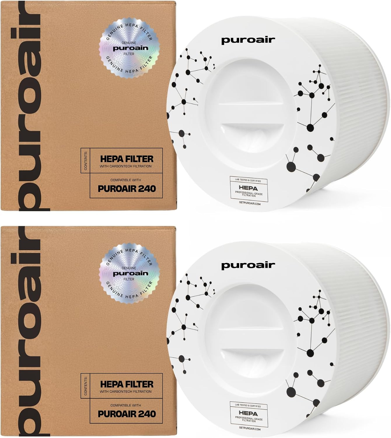PuroAir 240 Replacement Filter - Genuine 240 Filter Replacement (2PK) | Amazon (US)
