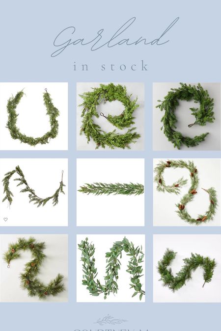 Garland that’s still in stock! Christmas garland, pine garland, cedar garland #christmasdecor #garland #pinegarland #christmasdecorations #cedargarland 

#LTKhome #LTKHoliday #LTKSeasonal