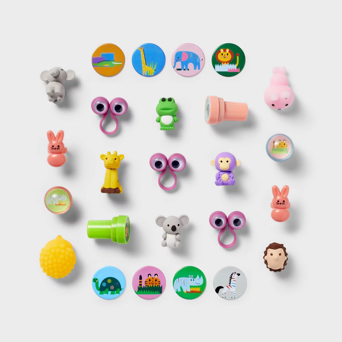 25ct Easter Plastic Eggs Filler Animal - Spritz™ | Target