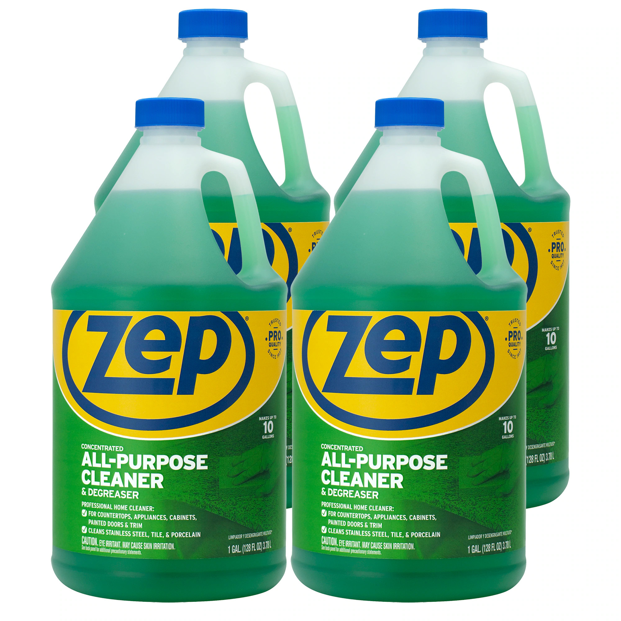 Zep Zep Concentrated All-Purpose Cleaner Degreaser 128 -fl oz Liquid All-Purpose Cleaner 4 -Pack Stainless Steel one_size | ZU0567128CP | Lowe's