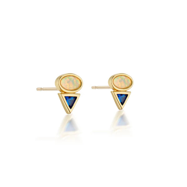 Cleo Geometric Studs | elli parr