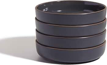 Our Place Dinner Bowls - Set of Four 8.5" Handcrafted Ceramic Bowls | Half-Plate, Half-Bowl Desig... | Amazon (US)