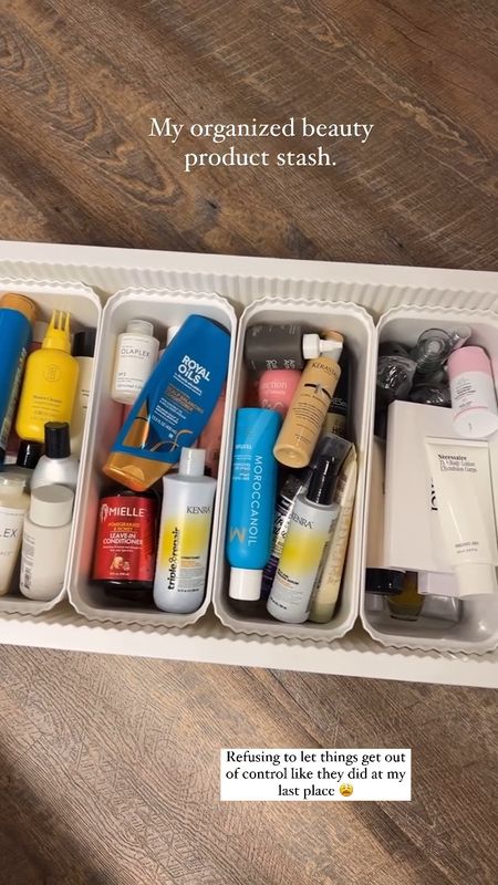 Beauty product storage from the Container storage 

#LTKfindsunder100 #LTKVideo #LTKhome