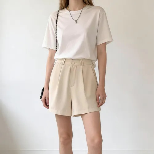 Soswift - High Waist Plain Shorts | YesStyle Global