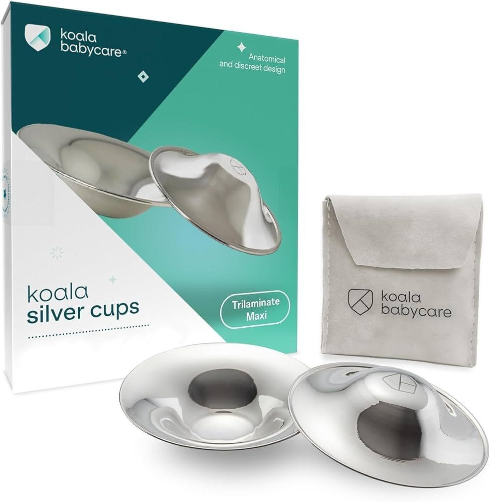 Koala Babycare The Original Silver Nursing Cups - Nipple Shields for Breastfeeding Newborn - Brea... | Amazon (US)