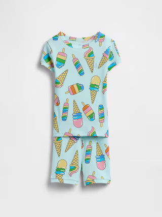 Baby & Toddler Organic Ribbed Cotton PJ Set | Gap (US)
