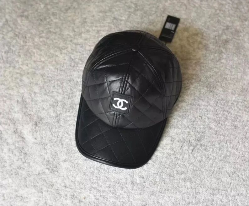 Luxury Leather-Look Baseball Cap With Adjustable Back | Etsy (US)
