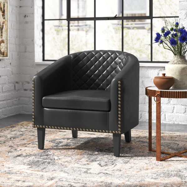 Boney 29 " Wide Tufted Barrel Chair | Wayfair North America