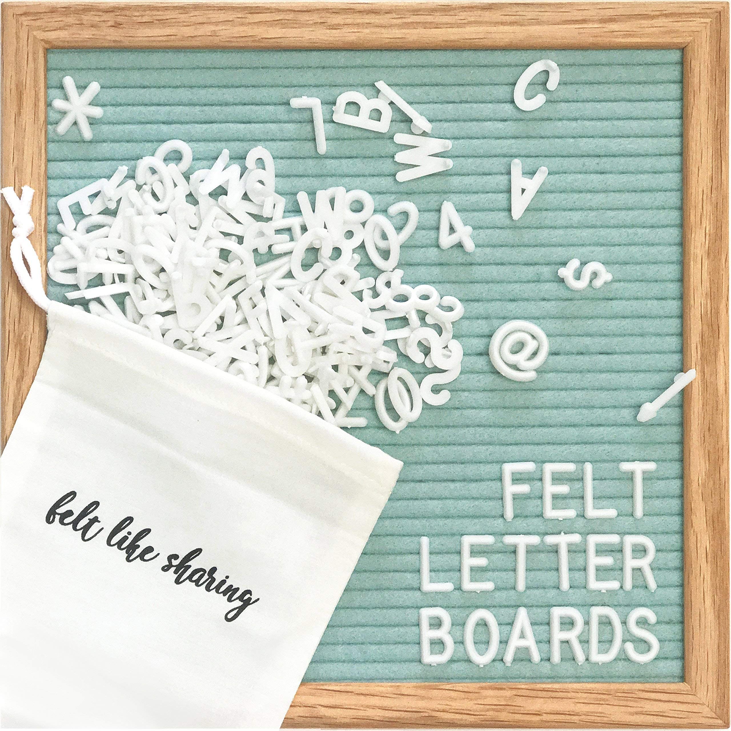 Felt Letter Board, 10x10in Changeable Letter Board with Letters White 300 Piece - Felt Message Bo... | Amazon (CA)