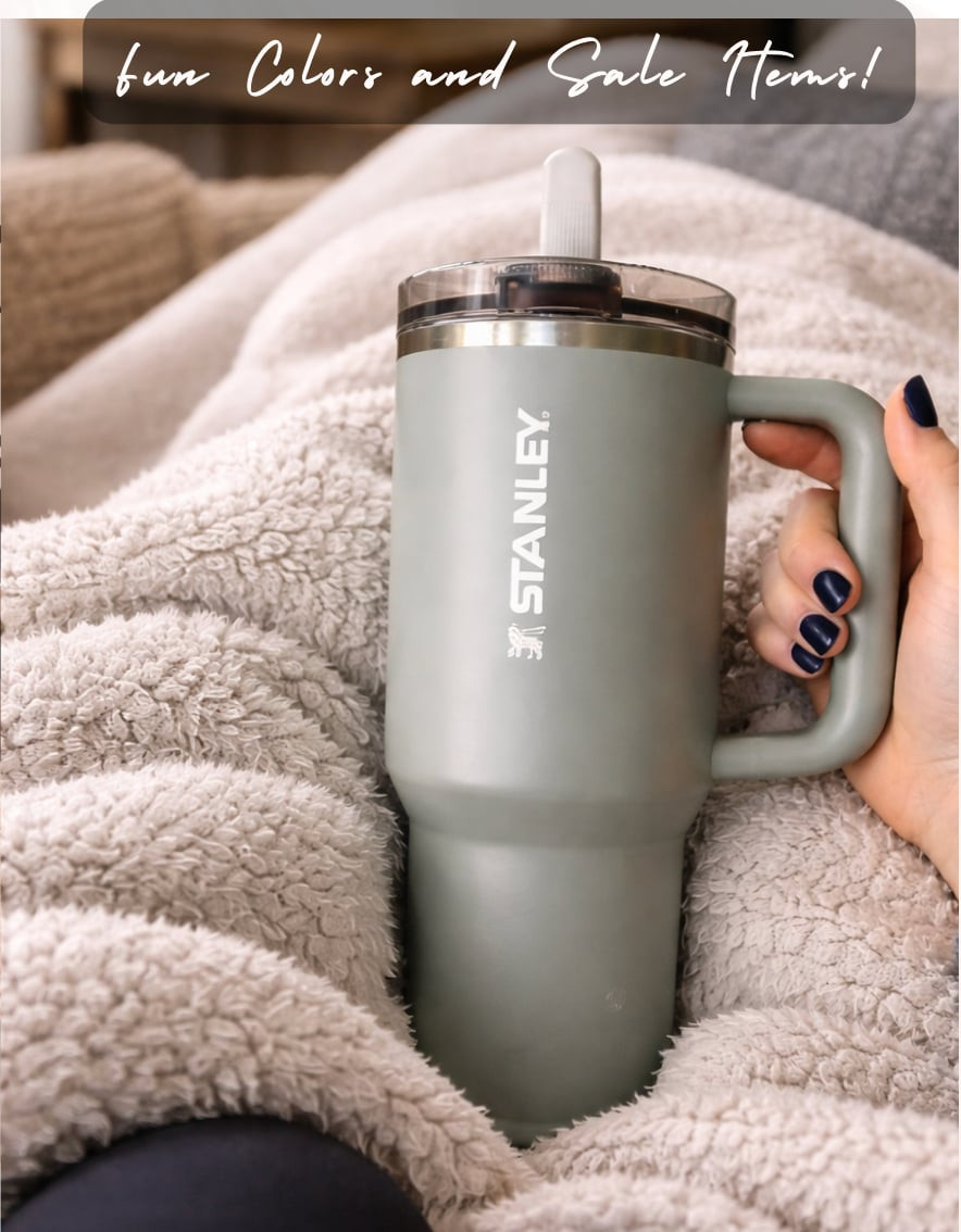  #ad My cold weather checklist has consisted of 1) Stay Cozy 2) Stay hydrated! I am obsessed with my new Stanley Quencher ProTour! The sage green color is even prettier in person! 😍 While this exact shade isn’t on sale, tons of other amazing colors and styles are, including their backpack coolers, Quenchers, mugs, and more. If you’ve been eyeing a new Stanley, now’s the perfect time to grab one and snag a fun color! 

@stanley_brand #stanleypartner 

 