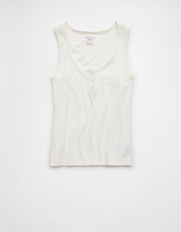 AE Henley Tank Top | American Eagle Outfitters (US & CA)