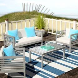 Beachcrest Home Daytona 4 Piece Sofa Seating Group with Cushions | Wayfair | Wayfair North America