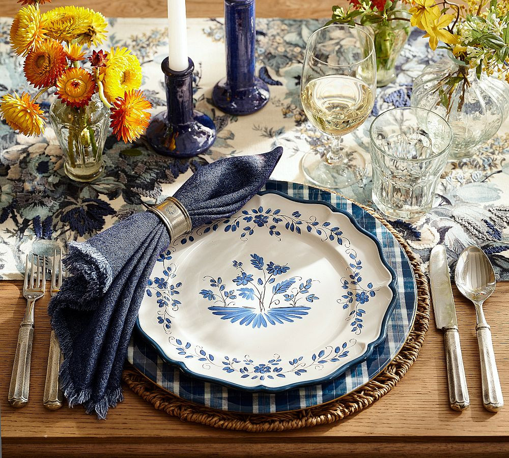 Lucia Stoneware Dinner Plates - Set of 4 | Pottery Barn (US)