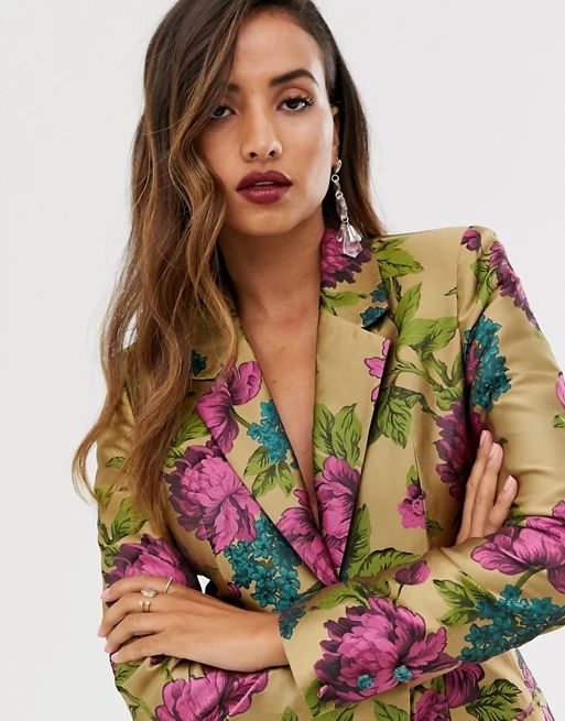 ASOS EDITION floral jacquard blazer | ASOS US