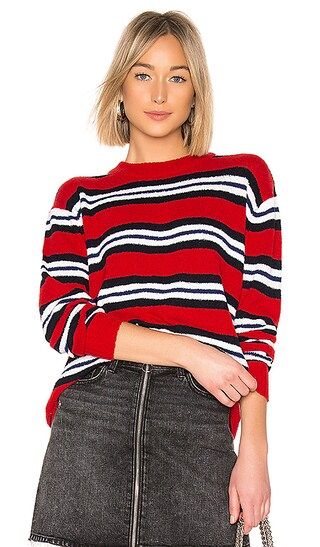 Tularosa x REVOLVE Robbins Sweater in Red Stripe | Revolve Clothing (Global)