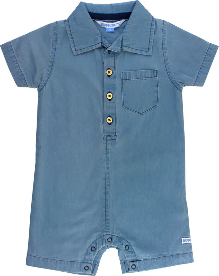 RuggedButts Light Wash Denim Romper | Nordstrom | Nordstrom