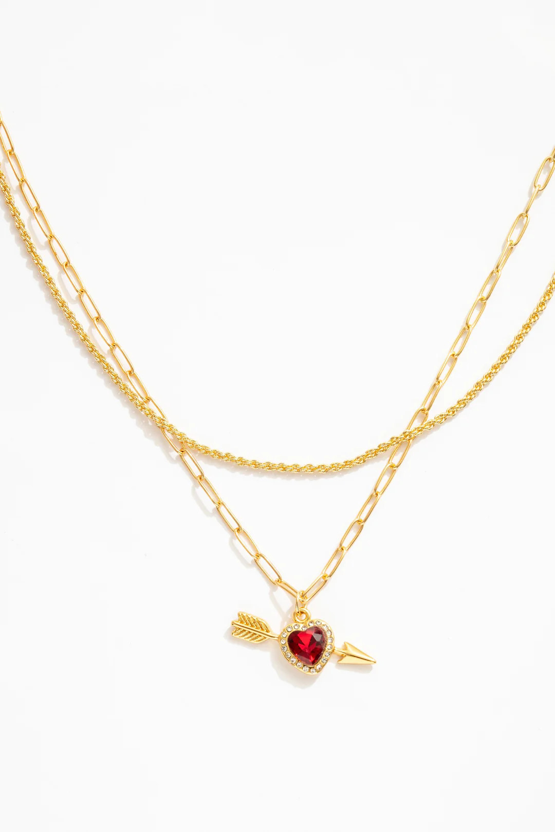 Cupid Heart Necklace | For Love & Lemons