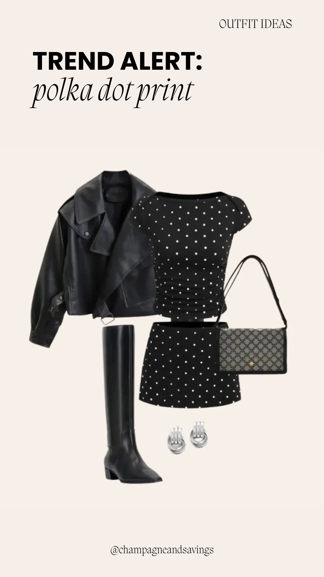 Polka dot outfit

#LTKootd