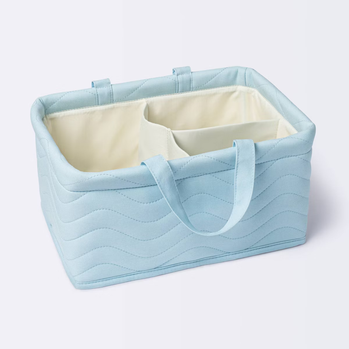 Quilted Fabric Diaper Caddy - Blue - Cloud Island™ | Target