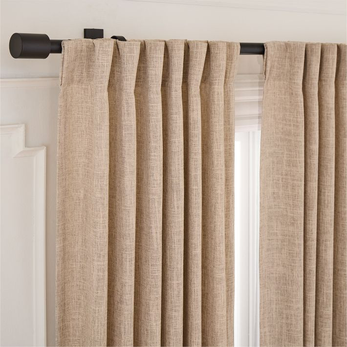 Crossweave Curtain | West Elm (US)