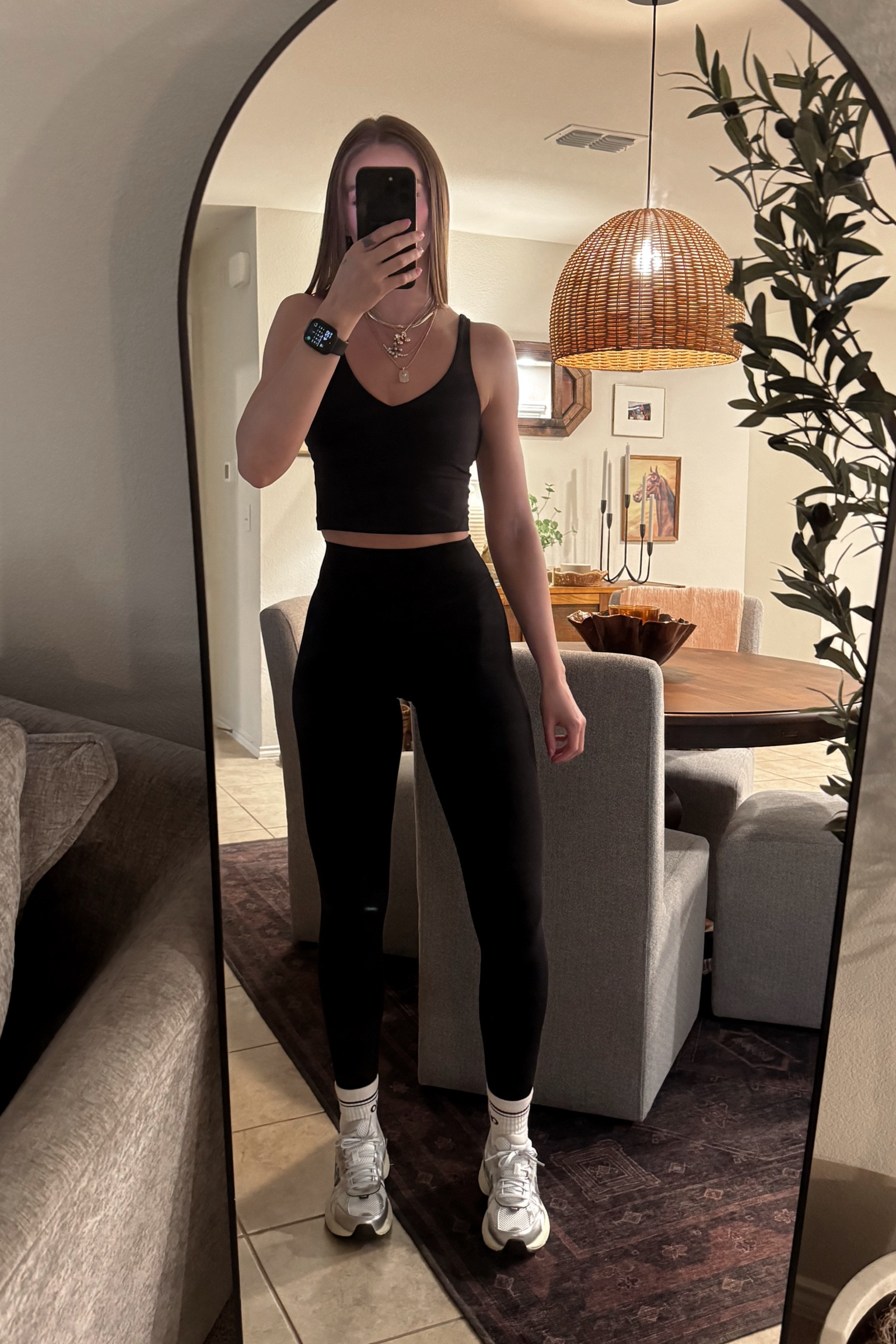 Gym ootd! I will forever be an all black gym fit lover. I’m wearing a 4 in the tank and a 2 in the leggings! Shoes are tts! #morganiverson #gym #active #fitness #ootd

#LTKActive #LTKfitness