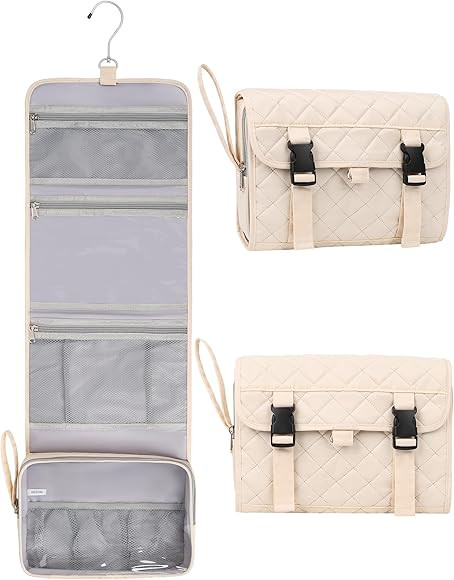Relavel Travel Hanging Toiletry Bag, Waterproof Hanging Toiletry Bag Set for Men and Women, Compa... | Amazon (US)