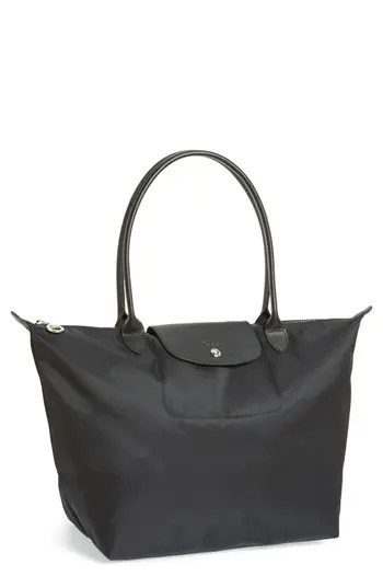 Longchamp 'Large Le Pliage Neo' Nylon Tote - Black | Nordstrom