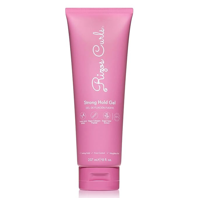 Rizos Curls Strong Hold Gel - Long-Lasting, Flake-Free Gel for Curly, Coily, and Wavy Hair, Frizz... | Amazon (US)