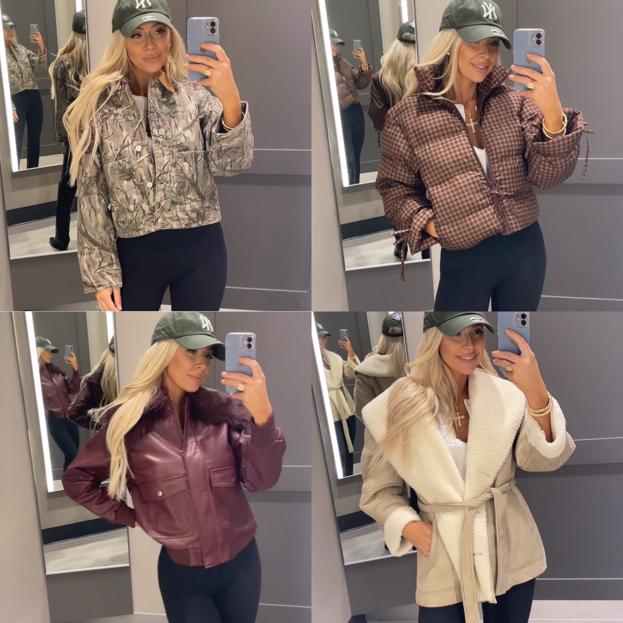 I’m 5’7 
Wearing a size XXS in each Coat