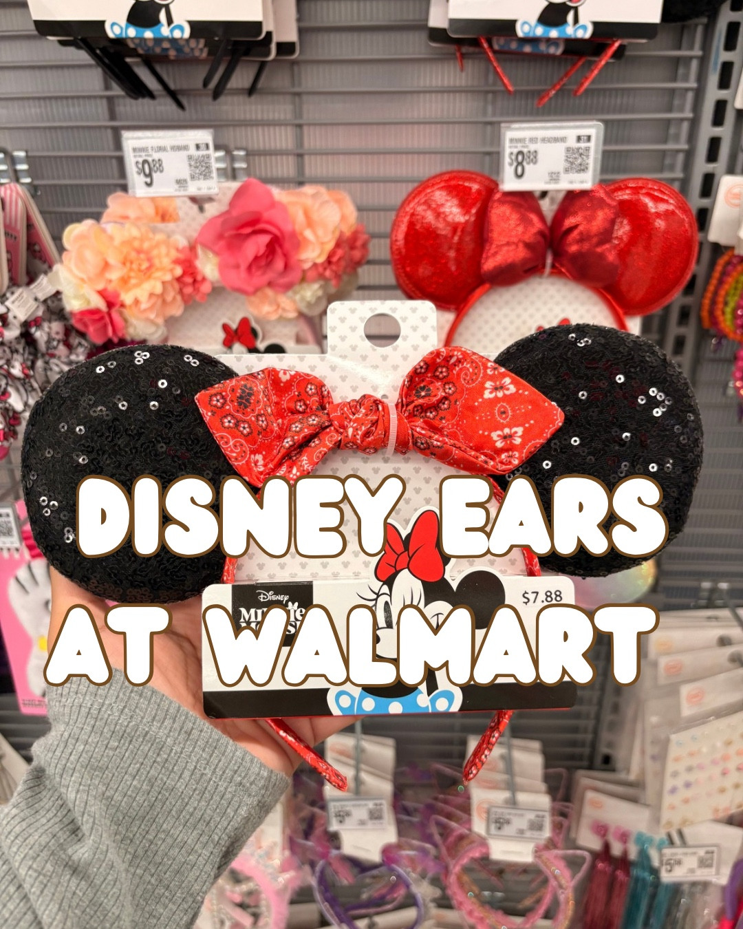 #disney #minniemouse #disneyootd #headband #minniemouseears #walmart #walmartfinds 